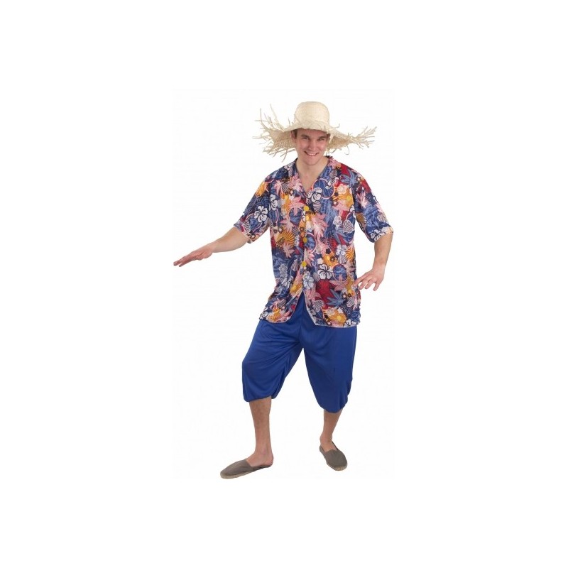 roupa havaiana homem