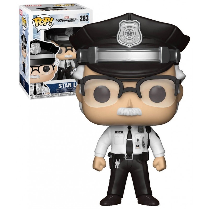 Boneco Funko Pop Vinil Stan Lee Policial Geek Colecionável