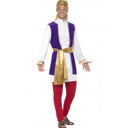Fantasia Masculina Sultão Príncipe Árabe Carnaval Halloween