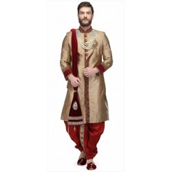 Fantasia Masculina Traje Noivo Indiano Sherwani Carnaval Halloween