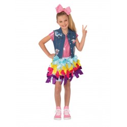 Fantasia Infantil JoJo Siwa Cantora Dançarina Halloween Carnaval