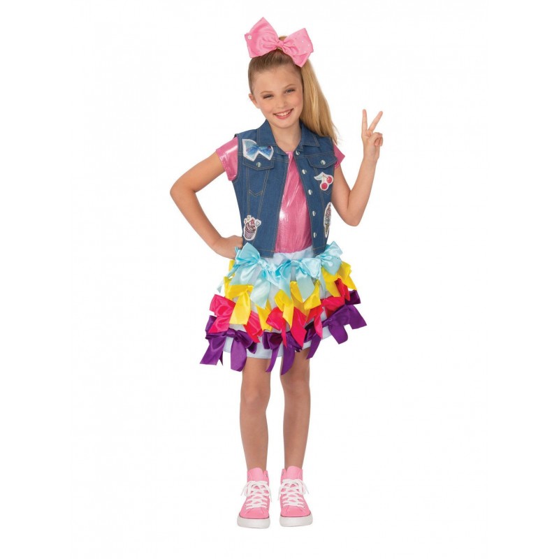 Fantasia Infantil JoJo Siwa Cantora Dançarina Halloween Carnaval