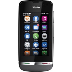 Smartphone Nokia Asha 311 Cinza Câmera de 3.2 MP Processador de 1GHz 3G Wi-Fi