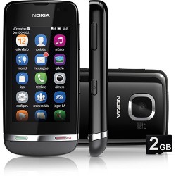 Smartphone Nokia Asha 311 Cinza Câmera de 3.2 MP Processador de 1GHz 3G Wi-Fi