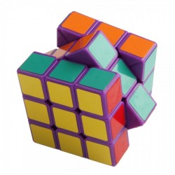 Cubo Mágico Base Roxa 3x3x3 Lobo Desafio QI Geek