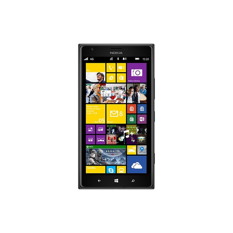 Smartphone Nokia Lumia 1520 Preto Windows Phone Câmera 20MP 4G Wi-Fi 32GB