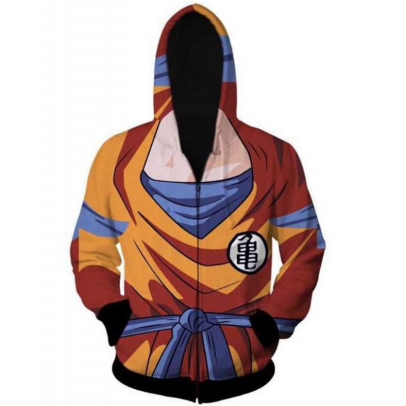 blusa de frio do dragon ball z