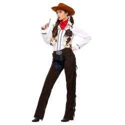 Fantasia Feminina Cowgirl...