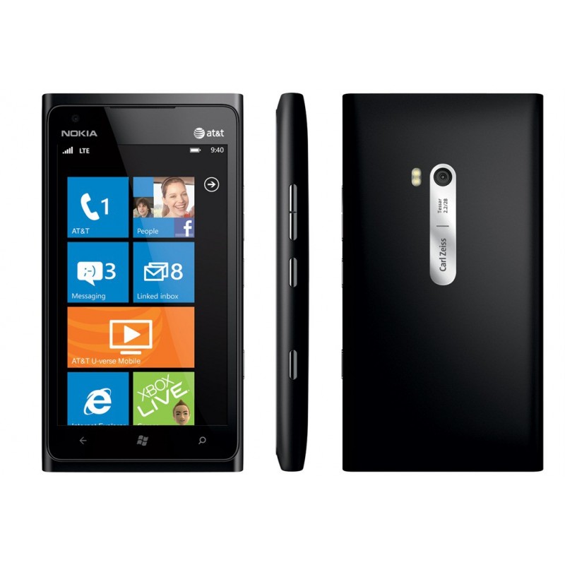 Smartphone Nokia Lumia 900 Preto - GSM Tela Curva 4.3" AMOLED Windows Phone 7.5 3G Wi-Fi Câmera 8MP Memória 16GB