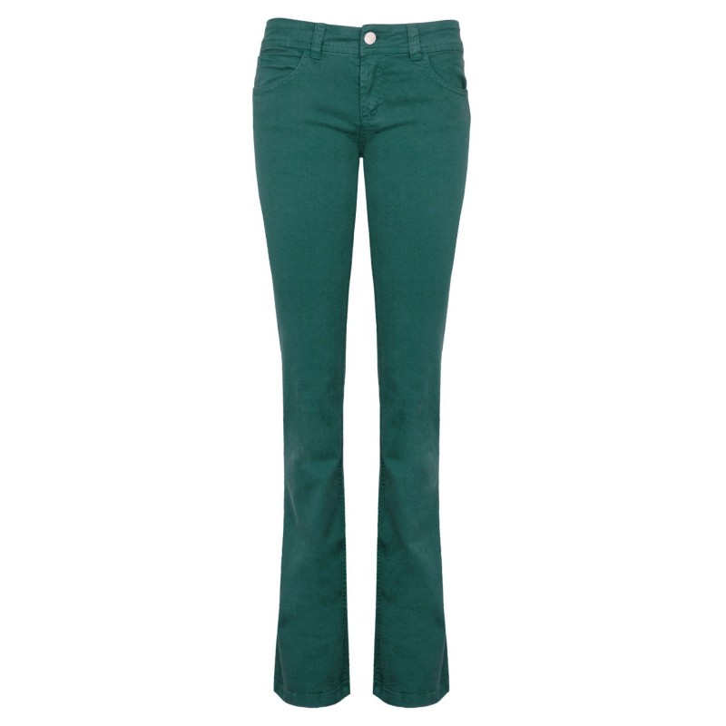 Calça Feminina Sarja Flare Verde