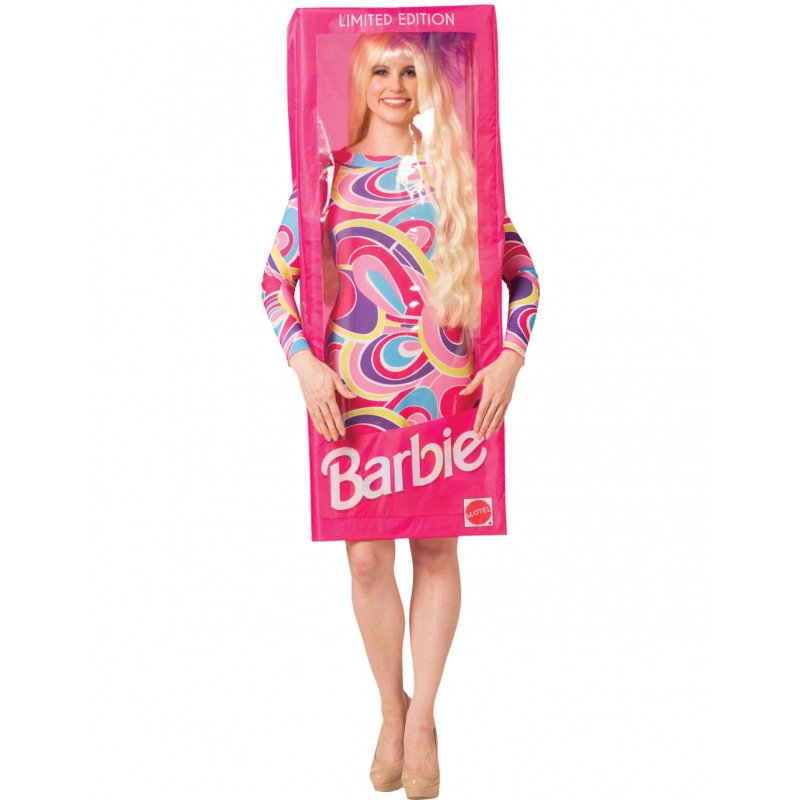 Fantasia Feminina Adulto Barbie na Caixa Halloween Carnaval