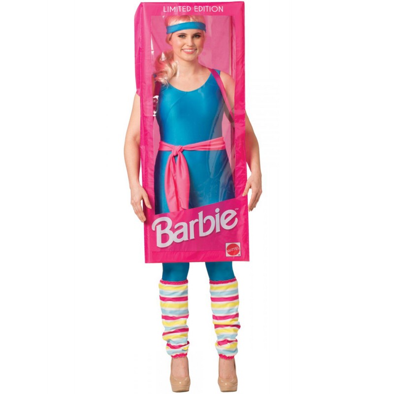 Fantasia Feminina Boneca Barbie Fitness Halloween Carnaval