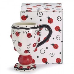 Caneca Porcelana Joaninha...