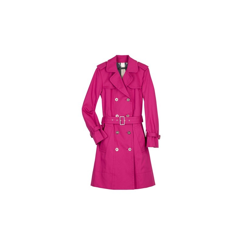 Casaco Feminino Trench Coat Rosa Pink