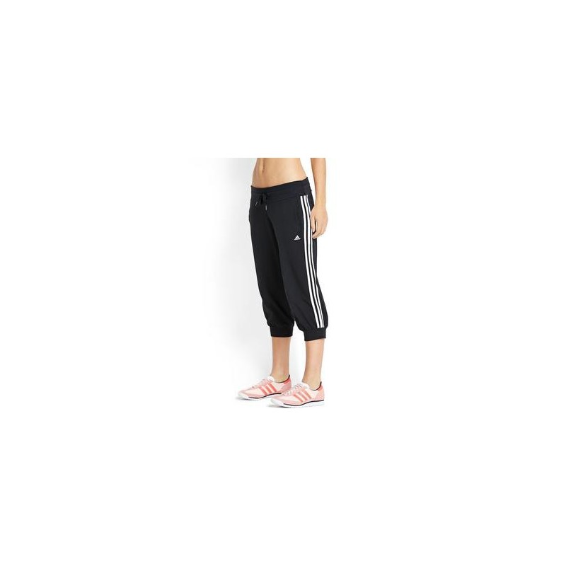 Calça Capri Feminina Preta e Branca