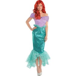 Mulheres sereia Ariel princesa Fantasias, Adulto, Dia das Bruxas