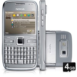 Nokia E72 Cinza com Car Holder GSM 3G Wi-Fi GPS Teclado Qwerty Câmera 5.0MP Rádio FM Bluetooth