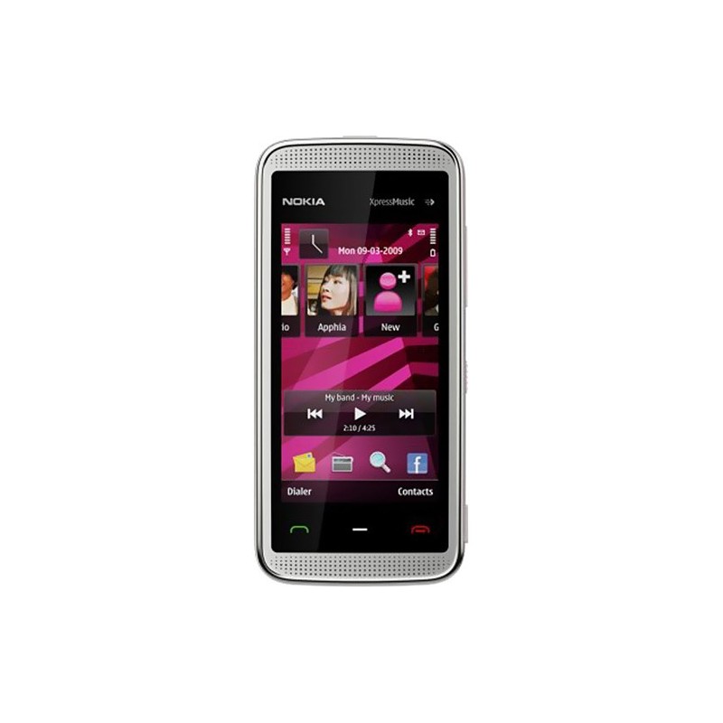 Celular Nokia 5530 Branco/Rosa - Câmera 3.2MP Wi-Fi TouchScreen 2.9"