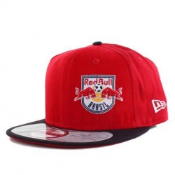 Boné New Era 9FIFTY Snapback Interchangeable Red Bull Brasil Preto/Vermelho