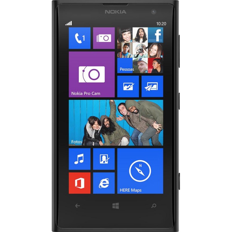 Nokia Lumia 1020 Preto, Câmera 41MP, Processador Dual Core 1.5GHz, Windows Phone 8, Memória 32GB, 3G/4G, Tela 4.5", GPS, Wi-Fi