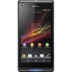 Smartphone Sony Xperia L Preto Android 4.1 3G Câmera 8MP 8GB NFC