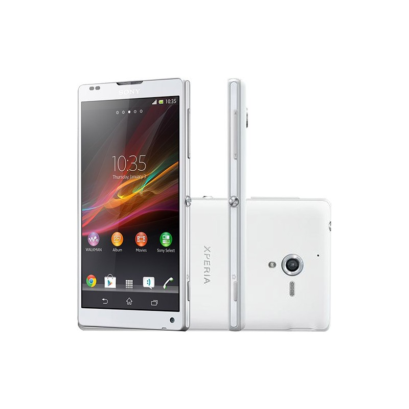 Smartphone Sony Xperia ZQ Desbloqueado Claro Branco Android 4.1 4G/Wi-Fi Câmera 13MP 16GB GPS NFC 