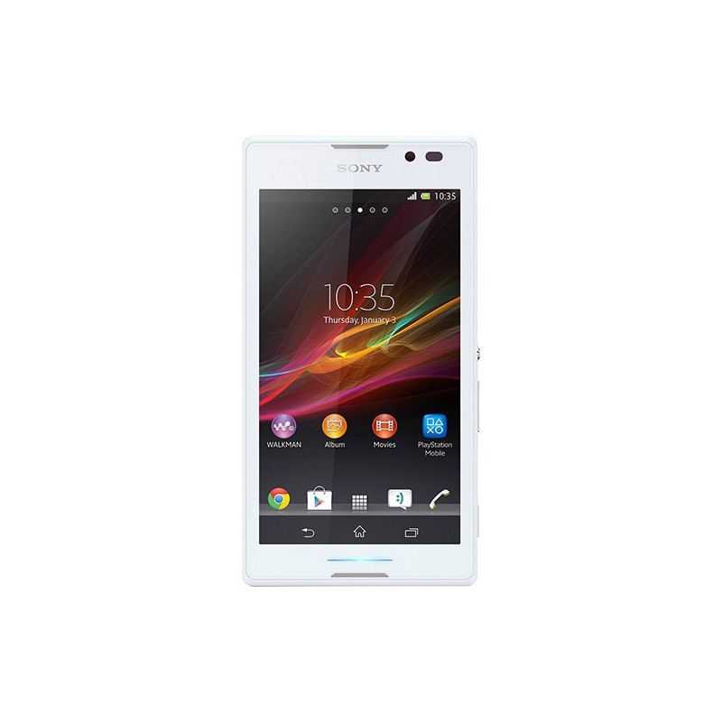 Smartphone Sony Xperia C Branco Android 4.2 3G Wi-Fi 8MP Memória de 4GB GPS