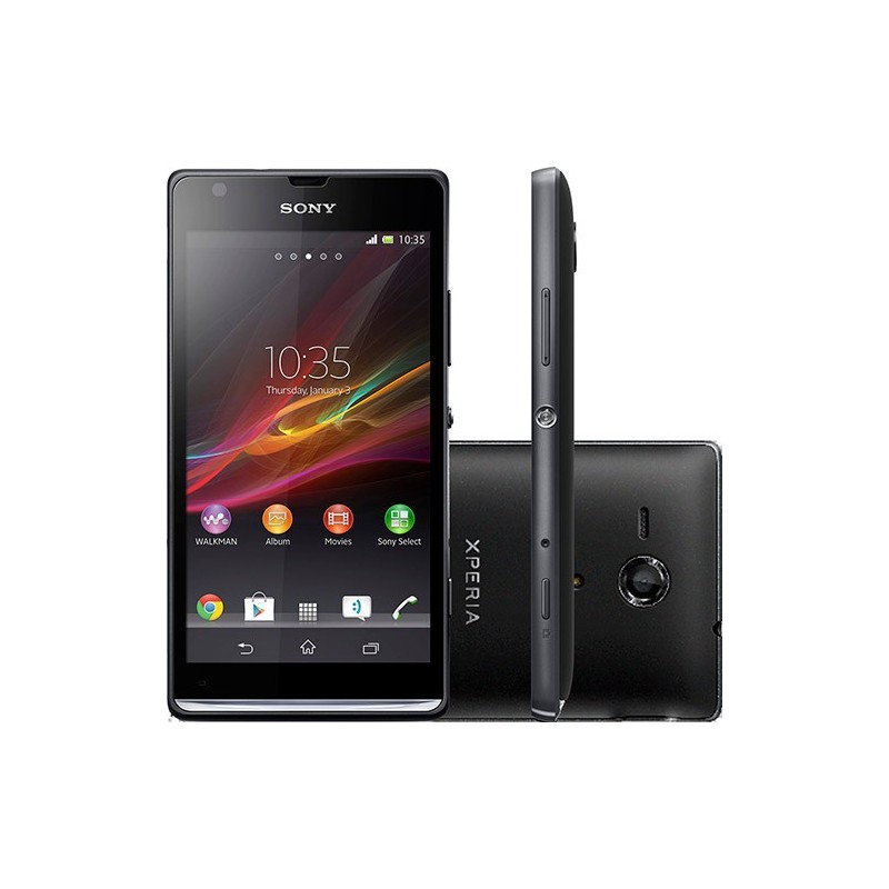Smartphone Sony Xperia SP Preto Android 4.1 4G Câmera 8MP Memória Interna 8GB GPS NFC