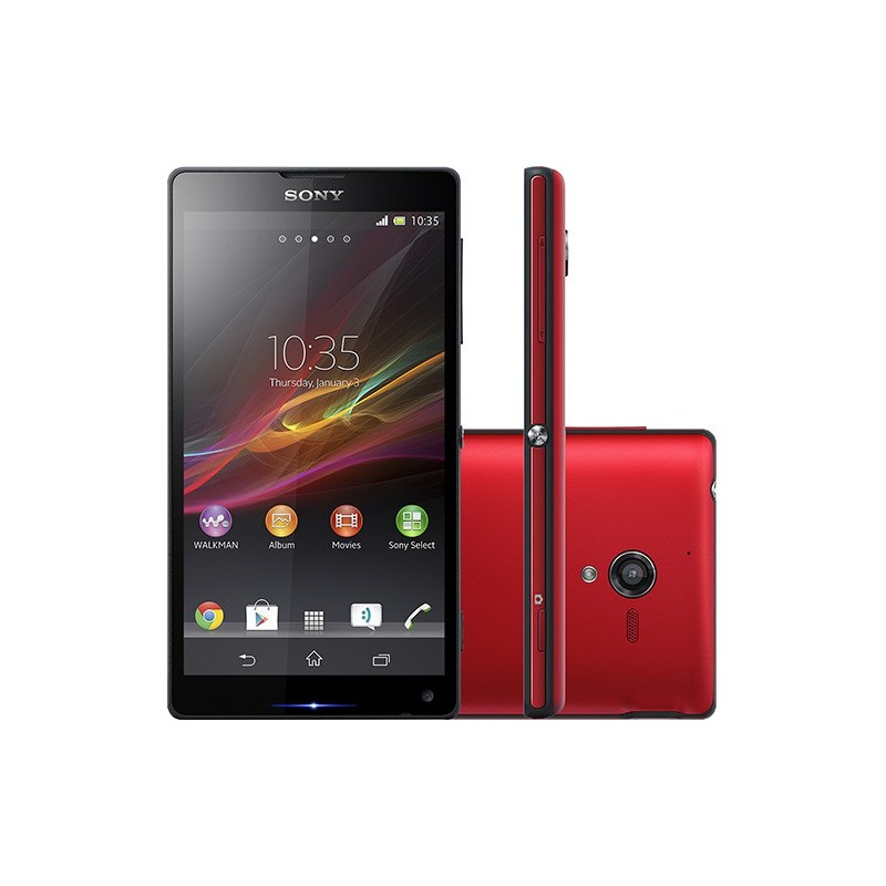 Smartphone Sony Xperia ZQ Vermelho Android 4.1 4G Wi-Fi Câmera 13MP 16GB 