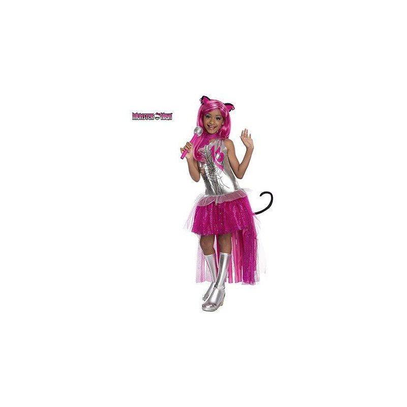 Fantasia Intantil Meninas Monster High Luxo Catty Noir