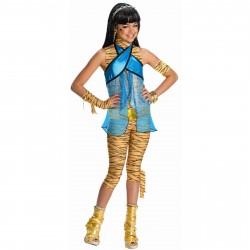 Fantasia Intantil Meninas Monster High Luxo Cleo De Nile