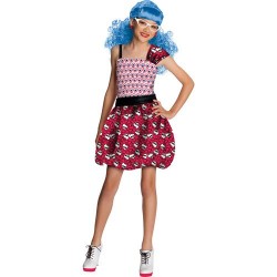 Fantasia Intantil Meninas Monster High Luxo Ghoulia Yelps