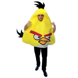 Fantasia Adulto Angry Bird Amarelo Festa Halloween