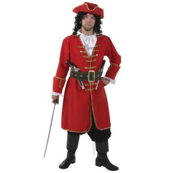 Fantasia Masculina Capitão Pirata Festa Halloween