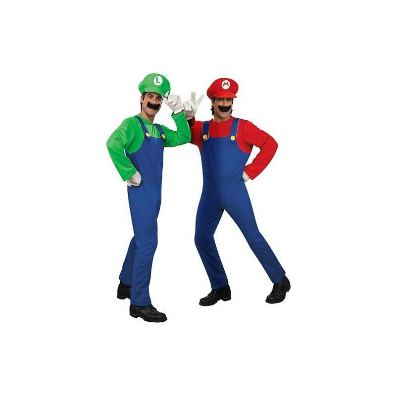 Fantasia Masculina Mario e Luigi Festa Halloween