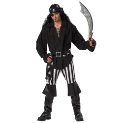 Fantasia Masculina Pirata Luxo Festa Halloween