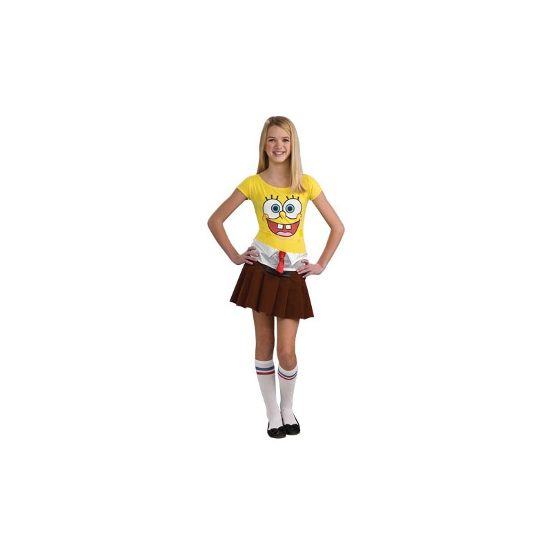 Fantasia Infantil Bob Esponja Festa Halloween Crianças