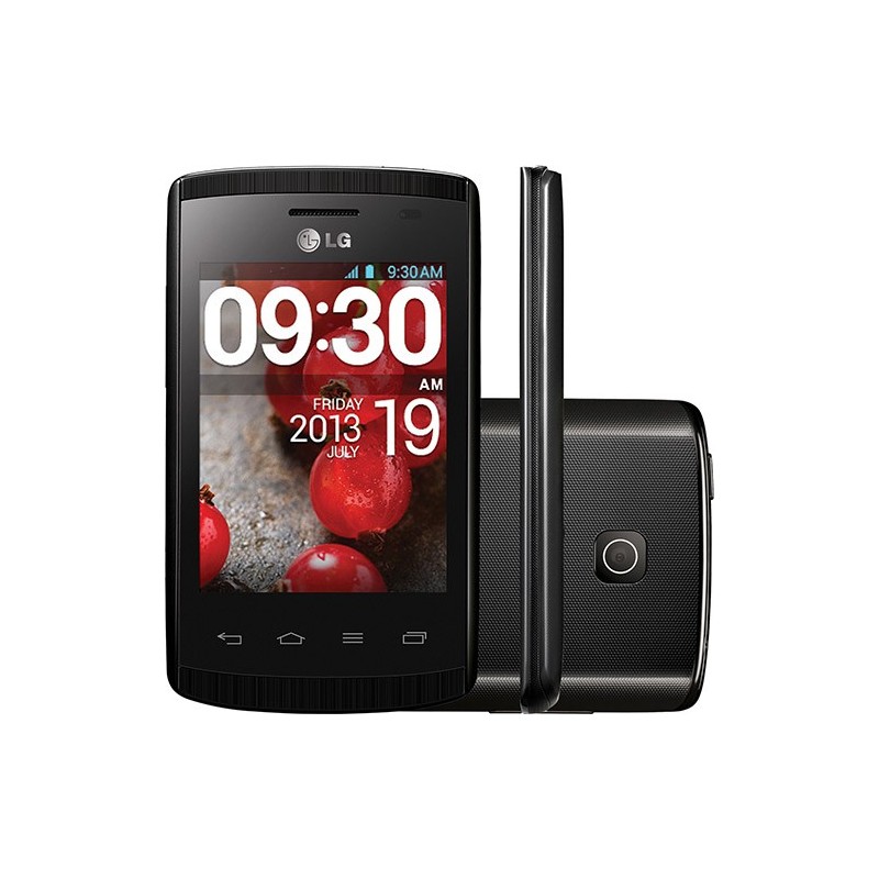 Smartphone LG Optimus L1 II Dual Chip Preto Android 4.1 Câmera 2MP 3G Wi-Fi 4GB